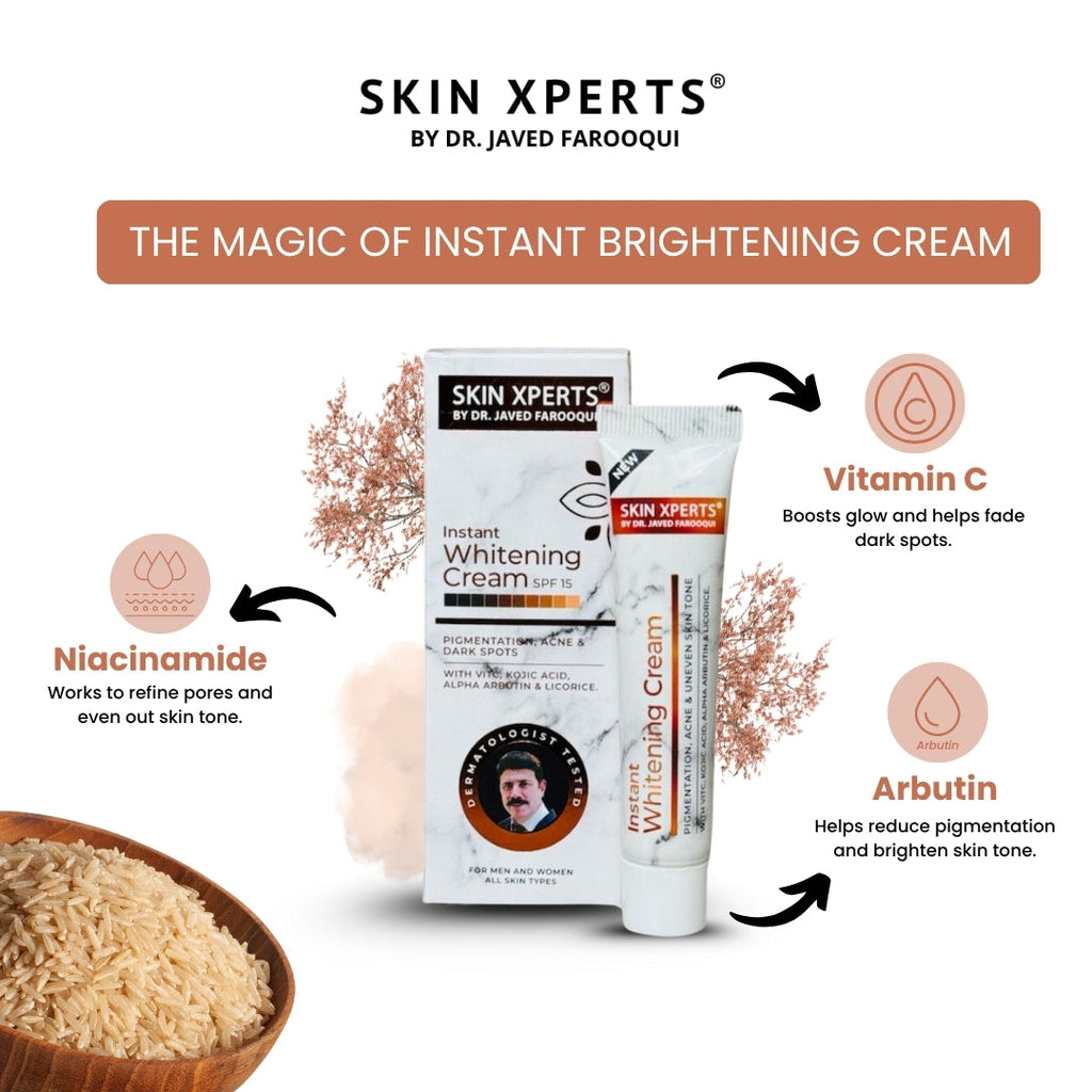 Magical Instant Brightening Cream with Rice Milk, SPF15+ & Vitamin C